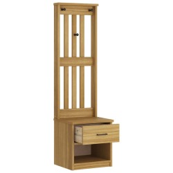 Portemanteau SANDNES 45x40x159,5 cm bois massif pin 567471567471