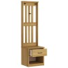 Portemanteau SANDNES 45x40x159,5 cm bois massif pin 567471567471
