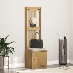 Portemanteau SANDNES 45x40x159,5 cm bois massif pin 567474567474