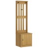 Portemanteau SANDNES 45x40x159,5 cm bois massif pin 567474567474
