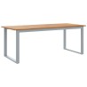 Table de Jardin Gris 200 x 90 x 75 cm Bois d'Acacia Massif 567477567477