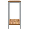 Table de jardin avec stockage Naturel et gris 80 x 35 x 75 cm 567478567478