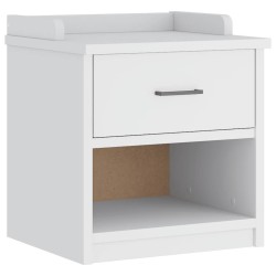 Banc de couloir SANDNES blanc 45x40x50 cm bois de pin massif 567479567479