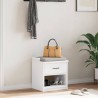 Banc de couloir SANDNES blanc 45x40x50 cm bois de pin massif 567479567479