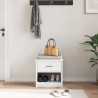 Banc de couloir SANDNES blanc 45x40x50 cm bois de pin massif 567479567479