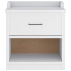 Banc de couloir SANDNES blanc 45x40x50 cm bois de pin massif 567479567479