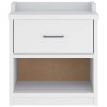 Banc de couloir SANDNES blanc 45x40x50 cm bois de pin massif 567479567479