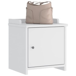 Banc de couloir SANDNES blanc 45x40x50 cm bois de pin massif 567480567480