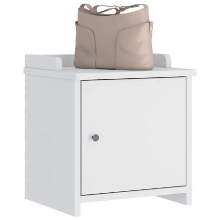Banc de couloir SANDNES blanc 45x40x50 cm bois de pin massif 567480567480