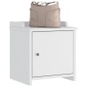 Banc de couloir SANDNES blanc 45x40x50 cm bois de pin massif 567480567480