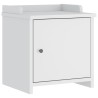 Banc de couloir SANDNES blanc 45x40x50 cm bois de pin massif 567480567480