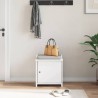 Banc de couloir SANDNES blanc 45x40x50 cm bois de pin massif 567480567480