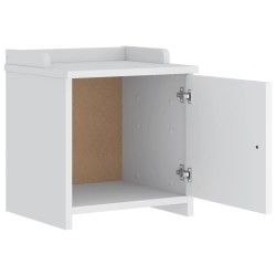 Banc de couloir SANDNES blanc 45x40x50 cm bois de pin massif 567480567480