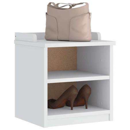 Banc de couloir SANDNES blanc 45x40x50 cm bois de pin massif 567481567481