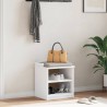 Banc de couloir SANDNES blanc 45x40x50 cm bois de pin massif 567481567481