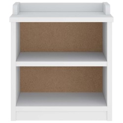 Banc de couloir SANDNES blanc 45x40x50 cm bois de pin massif 567481567481