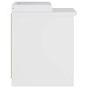 Banc de couloir SANDNES blanc 45x40x50 cm bois de pin massif 567481567481