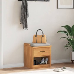 Banc de couloir SANDNES 45x40x50 cm bois de pin massif 567482567482