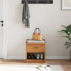 Banc de couloir SANDNES 45x40x50 cm bois de pin massif 567482567482