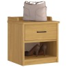 Banc de couloir SANDNES 45x40x50 cm bois de pin massif 567483567483