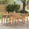 Table de Jardin Gris 180 x 90 x 75 cm Bois d'Acacia Massif 567485567485