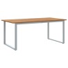 Table de Jardin Gris 180 x 90 x 75 cm Bois d'Acacia Massif 567485567485