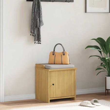 Banc de couloir SANDNES 45x40x50 cm bois de pin massif 567486567486