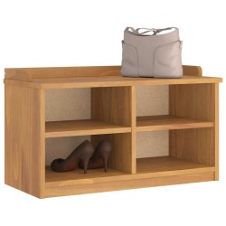 Banc de couloir SANDNES 87x40x50 cm bois de pin massif 567487567487