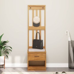 Portemanteau SANDNES 45x40x159,5 cm bois massif pin 567489567489