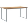 Table de Jardin Gris 160 x 80 x 75 cm Bois d'Acacia Massif 567490567490