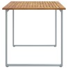 Table de Jardin Gris 160 x 80 x 75 cm Bois d'Acacia Massif 567490567490