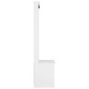 Portemanteau SANDNES blanc 87x40x159,5 cm bois massif pin 567491567491