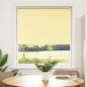 Store enrouleur occultant jaune largeur du tissu 85,7 cm 567539567539