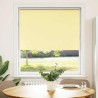 Store enrouleur occultant jaune largeur du tissu 95,7 cm 567541567541
