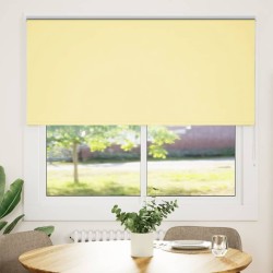 Store enrouleur occultant jaune largeur du tissu 156,6 cm 567606567606