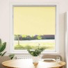 Store enrouleur occultant jaune largeur du tissu 95,7 cm 567612567612