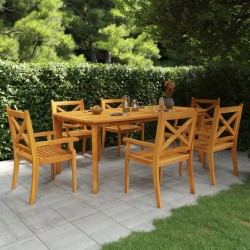 Table de jardin 200x100x75 cm Bois d'acacia solide 567641567641