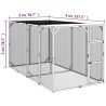 Poulailler 200x400x200 cm Bois de pin massif imprégné 567651567651
