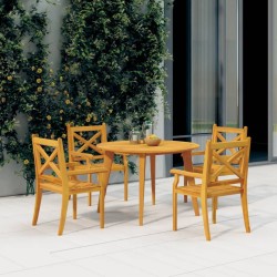 Table de jardin Ø110x75 cm Bois d'acacia solide 567660567660