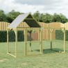 Poulailler 200x100x150 cm Bois de pin massif imprégné 567661567661