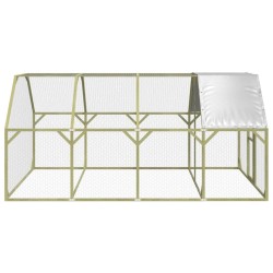 Poulailler 268x400x190 cm Bois de pin massif imprégné 567663567663