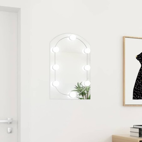 Miroir avec éclairage LED 60x40 cm Verre Arche 567669567669