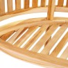 Banc de jardin en forme de banane 200 cm bois de teck solide 567693567693