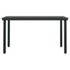 Ensemble à manger de jardin avec coussins 5 pcs Noir 567720567720