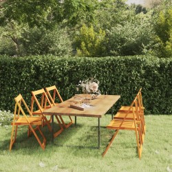Chaises pliables de jardin lot de 6 Bois d'acacia massif 567729567729