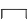 Ensemble à manger de jardin coussins 7pcs Gris et noir 567730567730