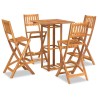 Ensemble de bar d'extérieur 5 pcs Bois d'acacia massif  567731567731