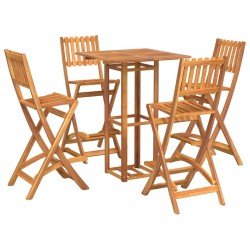 Ensemble de bar d'extérieur 5 pcs Bois d'acacia massif  567731567731