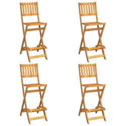 Ensemble de bar d'extérieur 5 pcs Bois d'acacia massif  567731567731