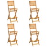 Ensemble de bar d'extérieur 5 pcs Bois d'acacia massif  567731567731
